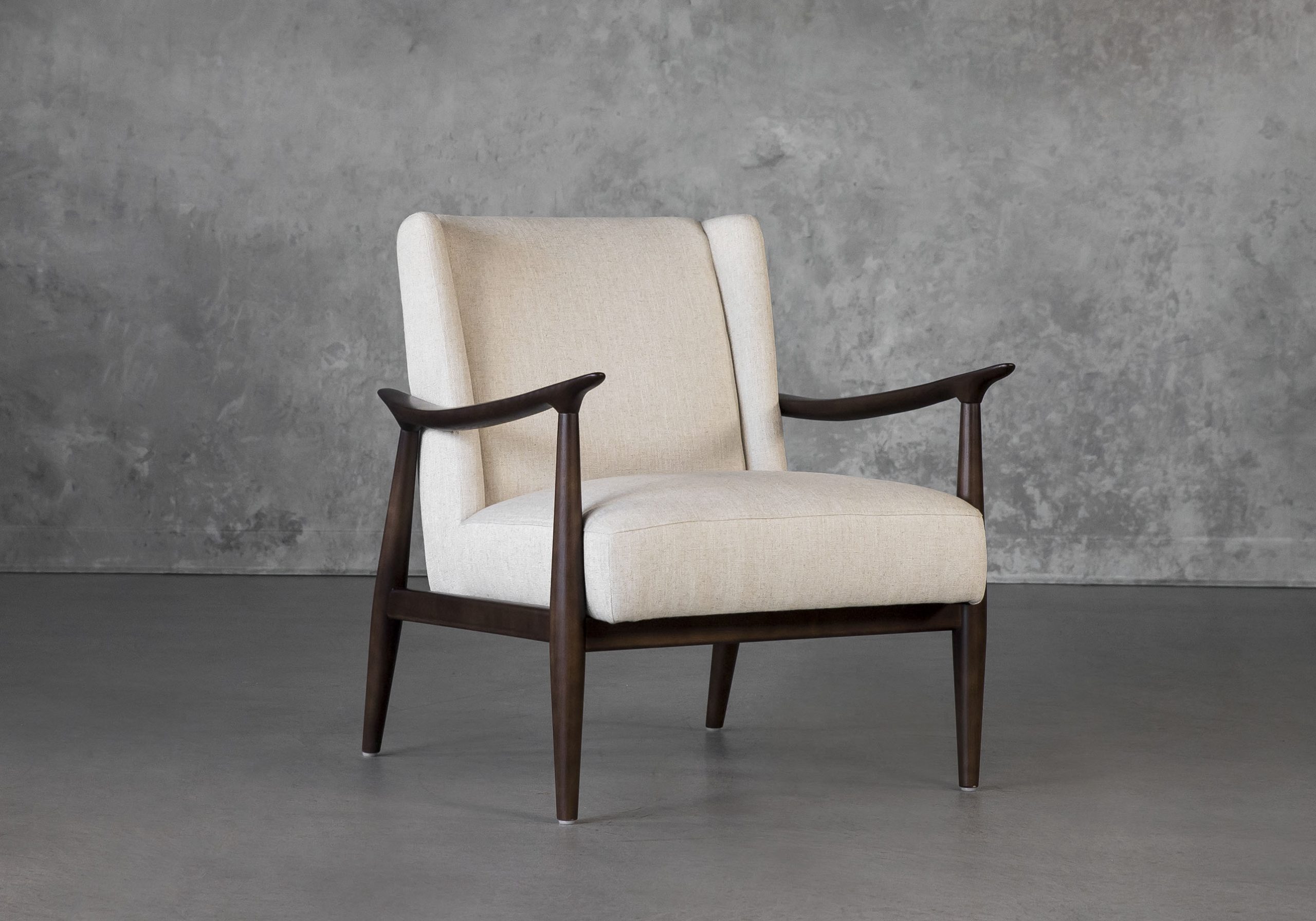 Clifton Chair Linen Angle