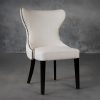 Darcy Dining Chair in Linen Fabric (CW018), Angle