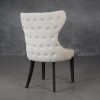 Darcy Dining Chair in Linen Fabric (CW018), Back