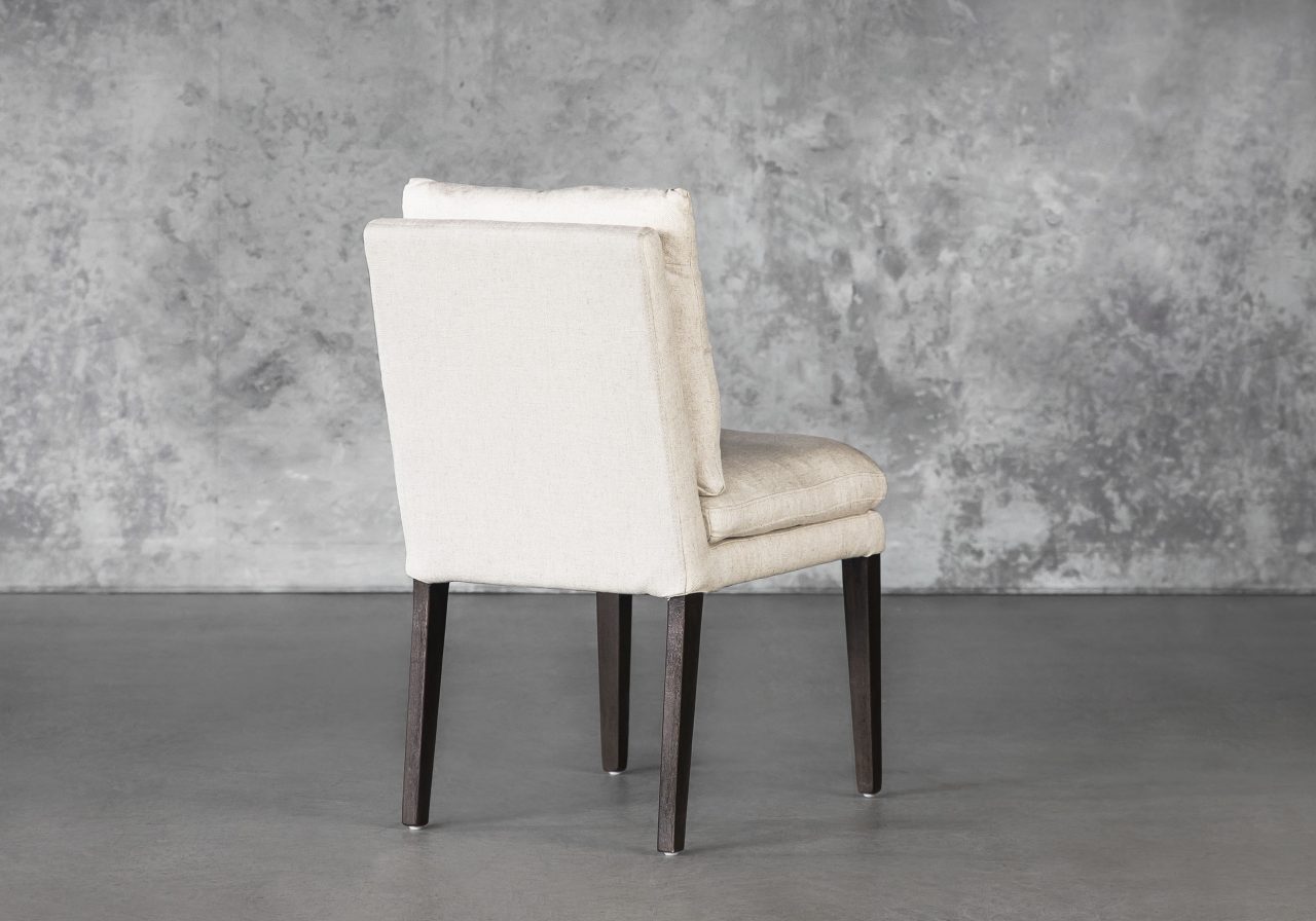 Derek Dining Chair in Linen, Back