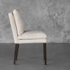 Derek Dining Chair in Linen, Side