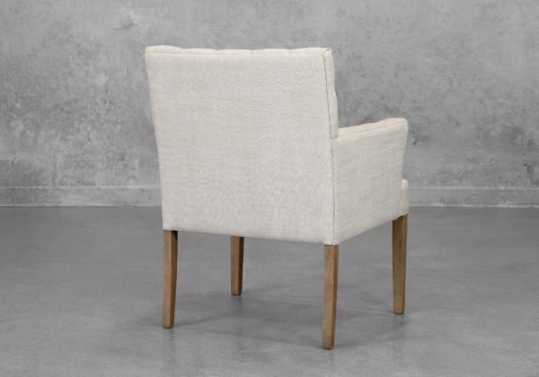 Jeanette Chair in Cream - Back