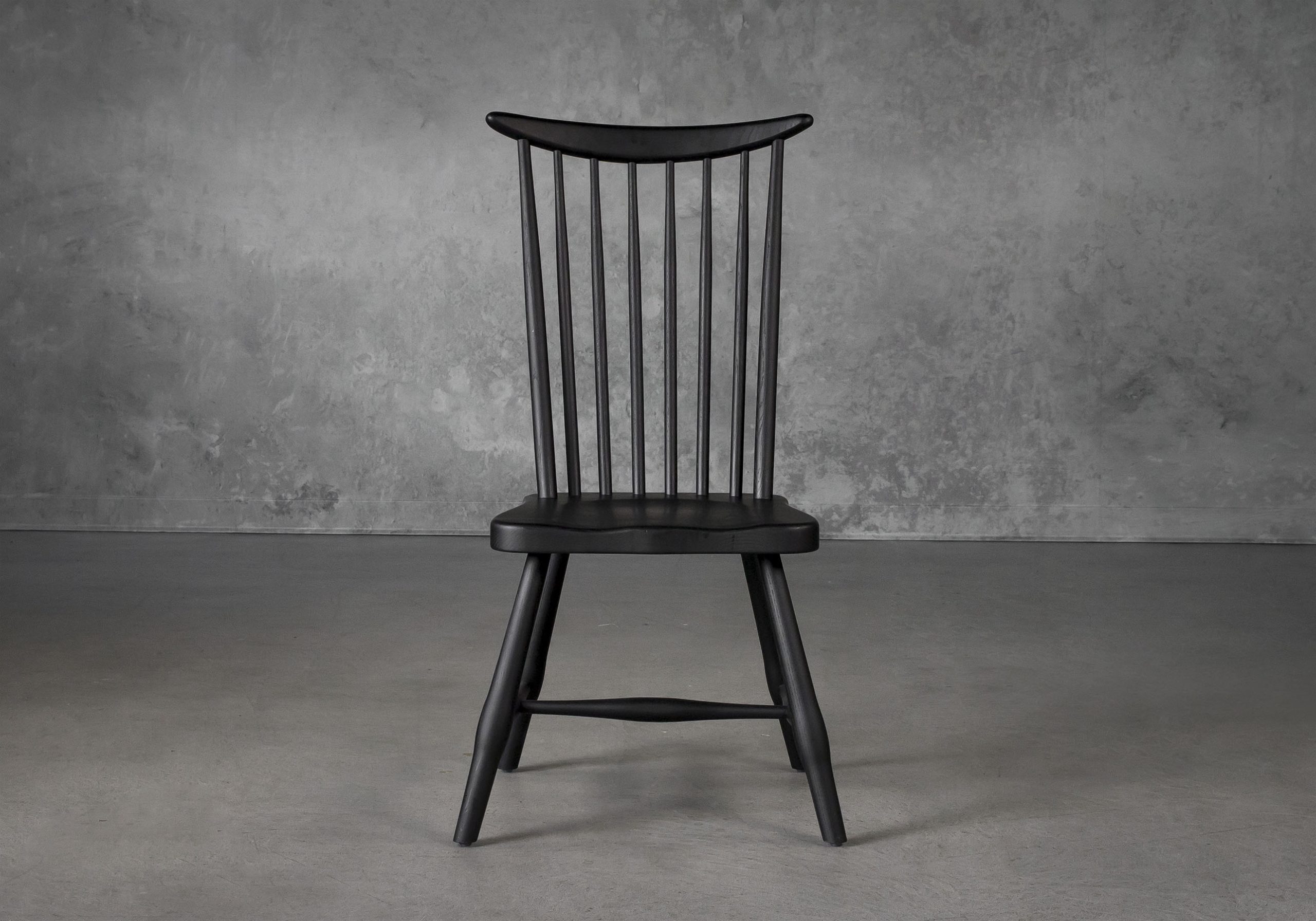 Sofia Dining Chair Black Front