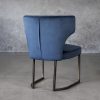 Thelma Dining Chair in Teal (C758) Fabric, Back