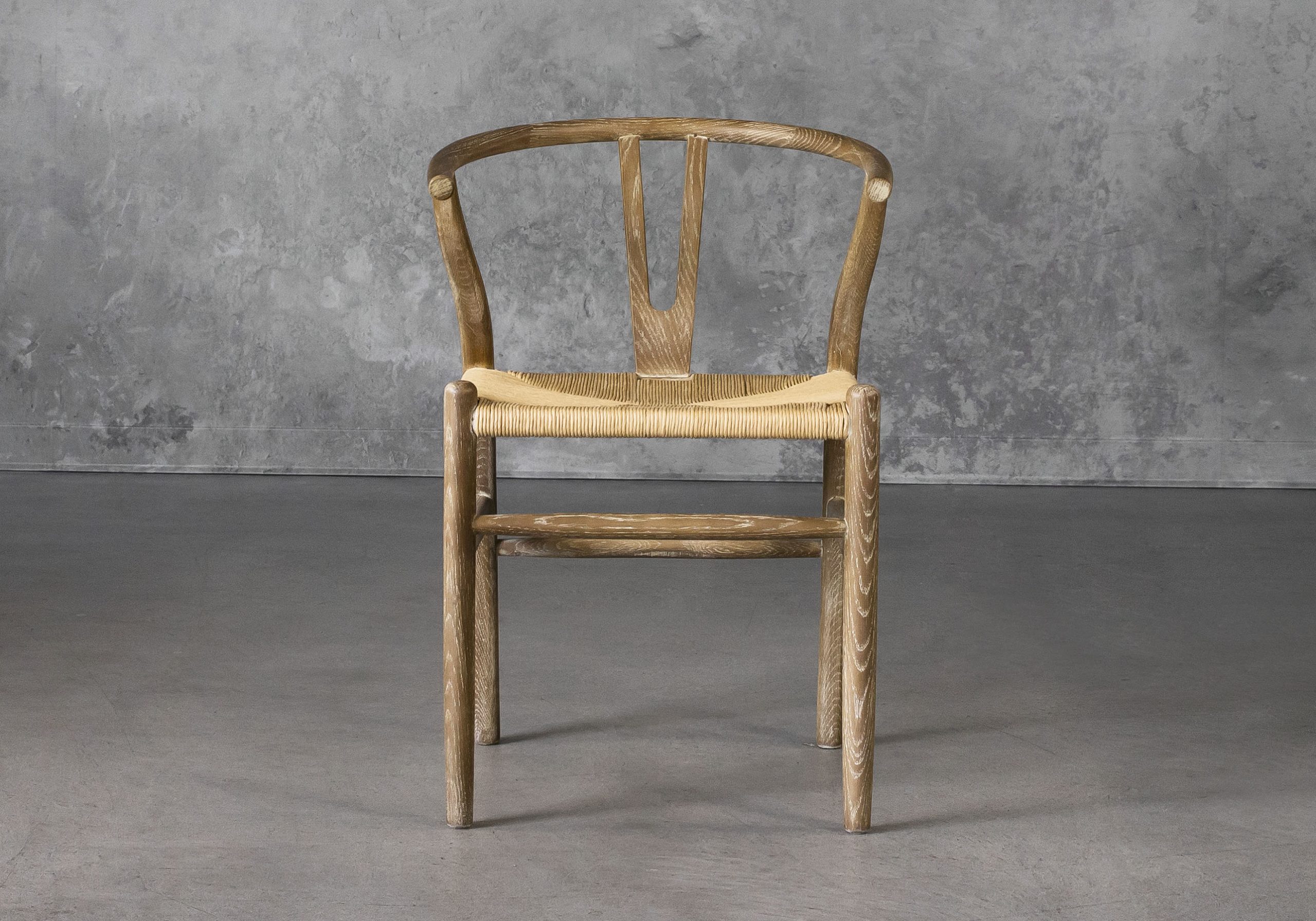 Wishbone Dining Chair Reclaimed Front