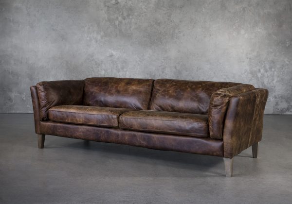 Aspect Sofa Brown Leather, Angle- Aspect Sofa Brown Leather, Angle