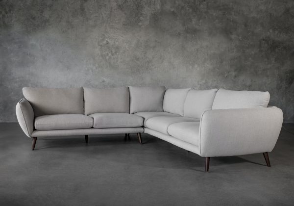 Astella Sectional in Beige Fabric, Angle Astella Sectional in Beige Fabric, Angle