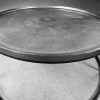Bari Coffee Table in Nickle, Angle