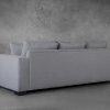 Brock Sofa in Silver Fabric, Back