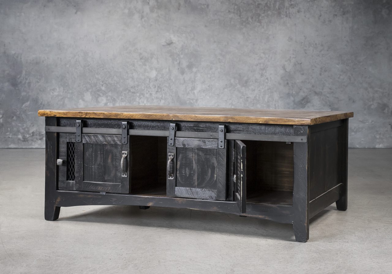 Eblo Coffee Table, Door Open