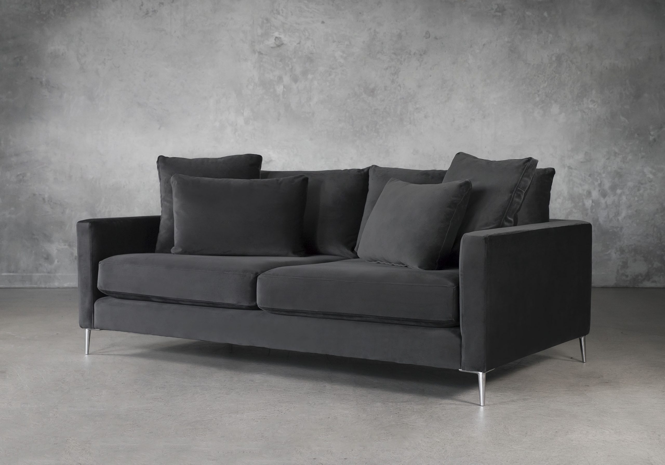 Invidia Sofa Grey Angle