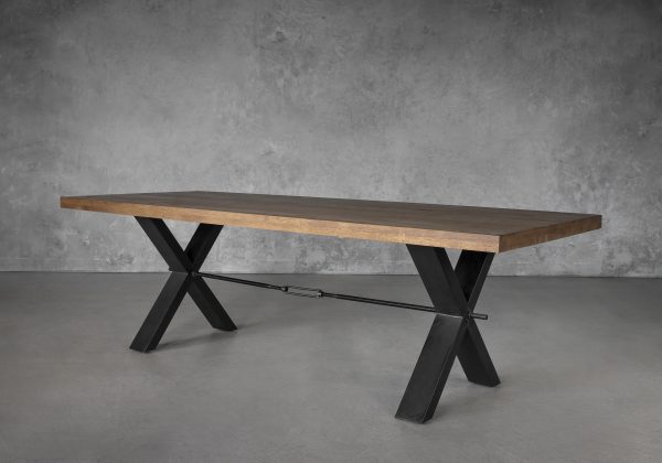 Ironside Large Dining Table, Angle