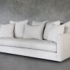 Leah Sofa in Sand Fabric, Angle