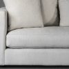 Leah Sofa in Sand Fabric, Close Up