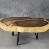 Live Edge Coffee Table, Angle