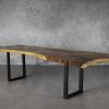 Live Edge Dining Table, Y Angle