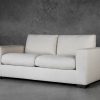 Lucca Loveseat in Linen Fabric, Angle