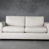 Lucca Loveseat in Linen Fabric, Front