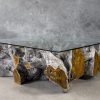 Montana Coffee Table in Grey, Angle