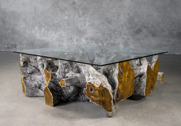 Montana Coffee Table in Grey, Angle