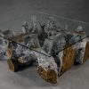 Montana Coffee Table in Grey, Angle, Top