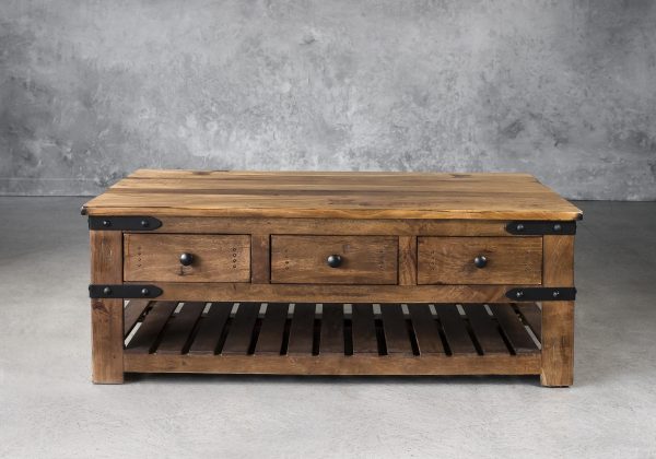 Parota Coffee Table, Front