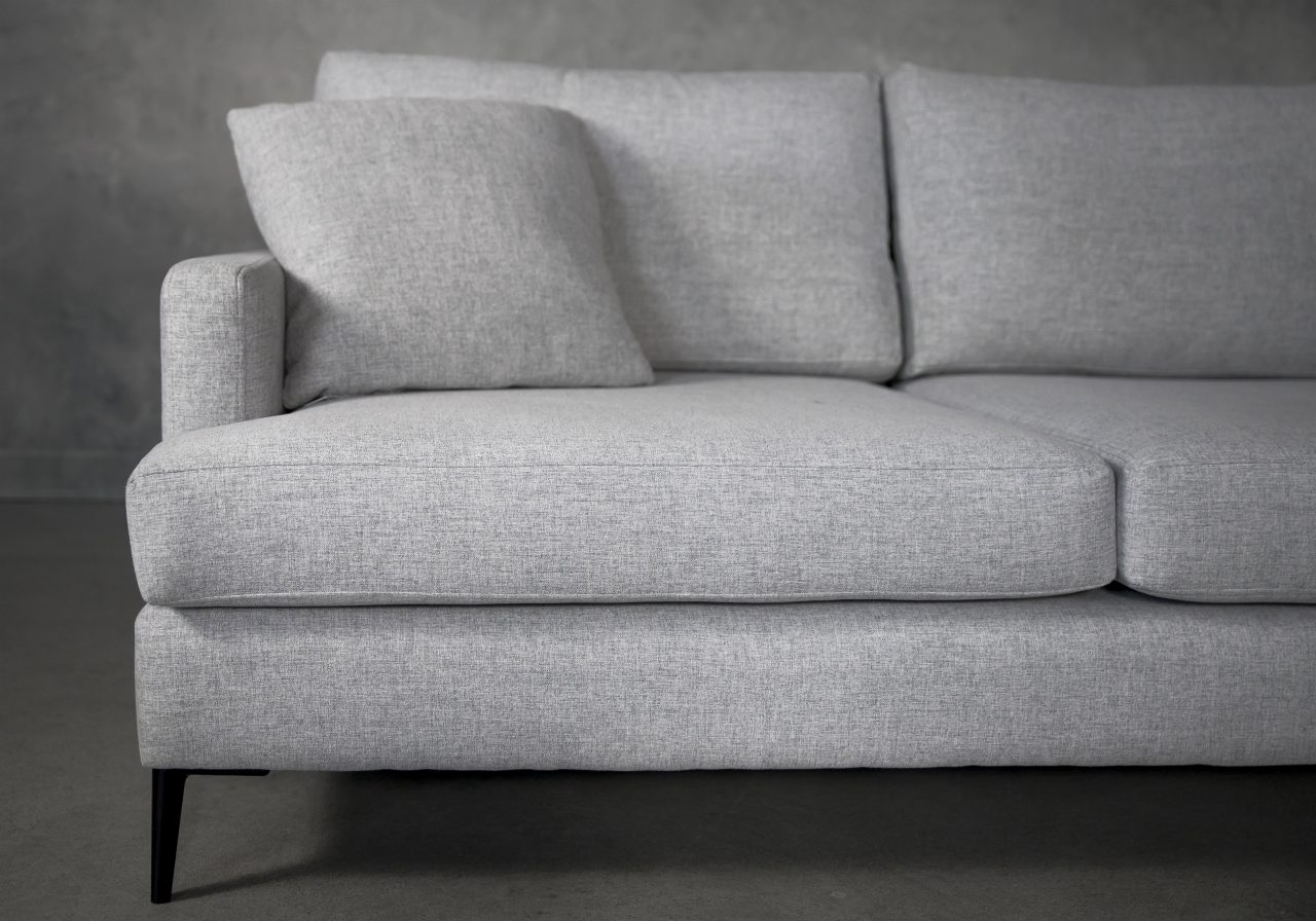 Romy 1 Arm Apartment Sofa, Close Up