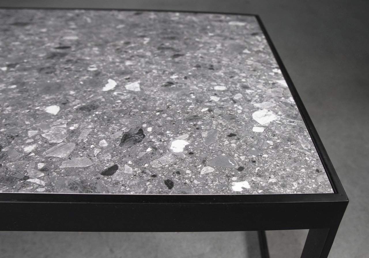 Terrazo Rectangle Coffee Table, Close Up