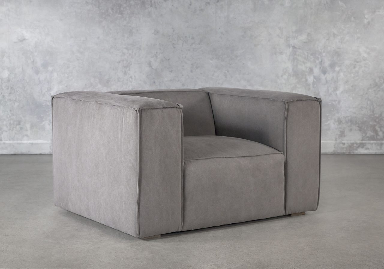 Emma Chair, Grey, Angle