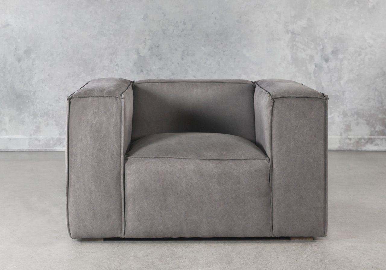 Emma Chair, Grey, Front