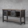 Eblo Console Table, Doors open