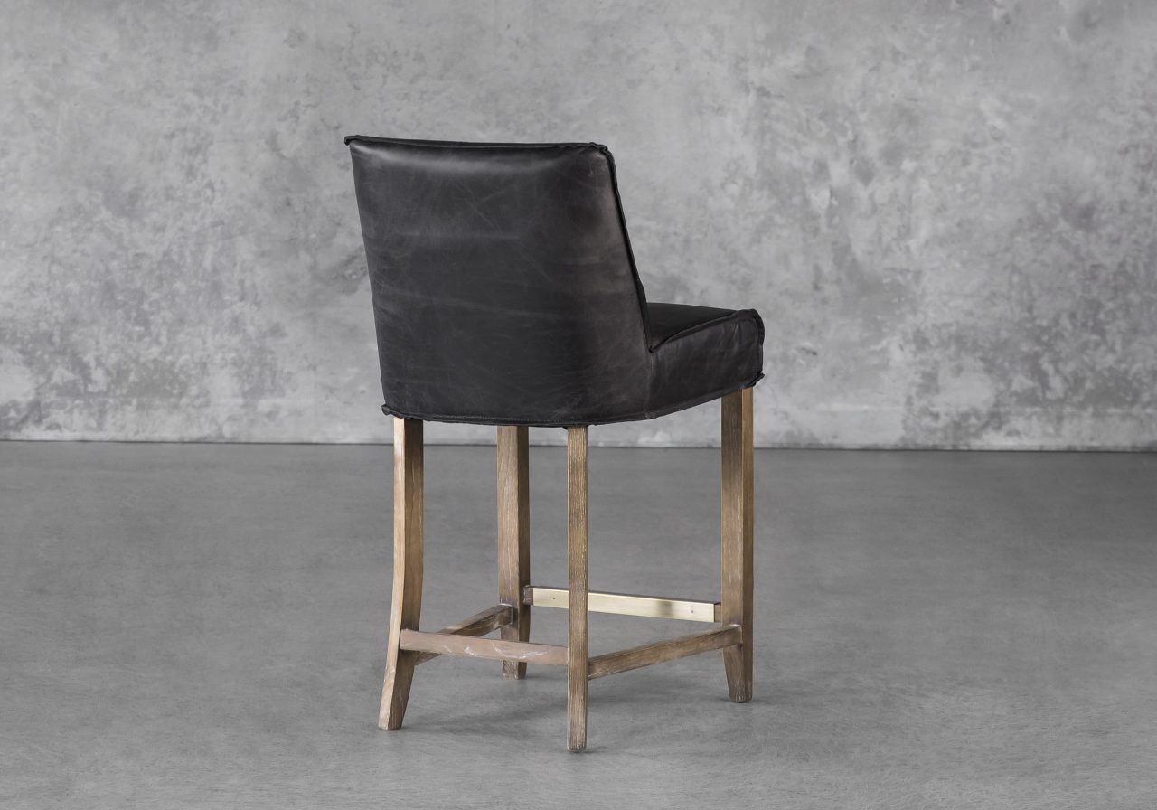 Jonny Counter Stool Black Back scaled