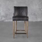 Jonny Counter Stool Black Front scaled