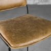 Kian Counter Stool in Cognac, Close Up