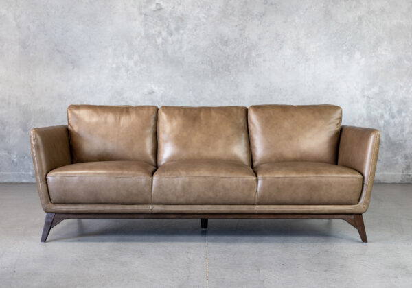 Leo Sofa in Mocha, Front