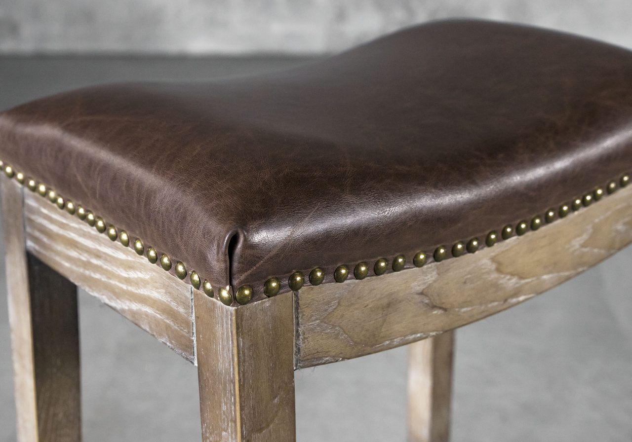 Ness Barstool in Brown, Close Up
