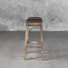 Ness Barstool in Brown, Side