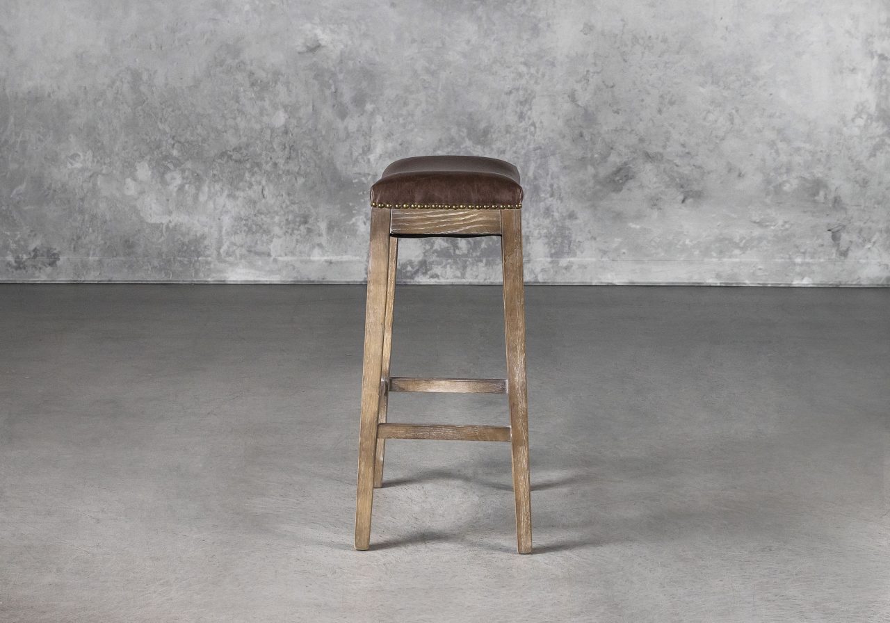 Ness Barstool in Brown, Side