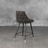Norman Counter Stool in Charcoal, Back