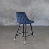 Norman Counter Stool in Navy, Back