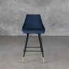 Norman Counter Stool in Navy, Front