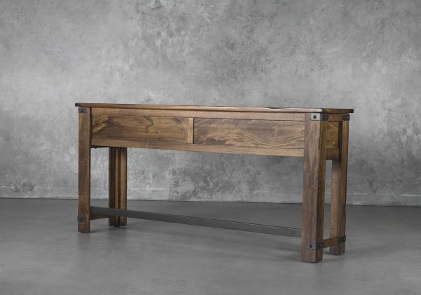 Parota Counter Table, Angle Parota Counter Table, Angle