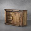 Parota TV Unit, Door Open
