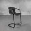 Royce Counter Stool in Black, Angle