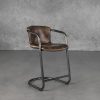 Royce Counter Stool in Brown, Angle