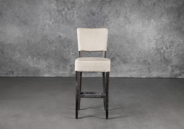 Teton Barstool in Cream, Front