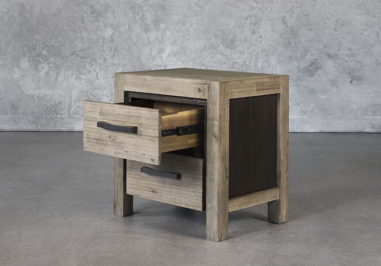 Corsica Nightstand, Angle, Open