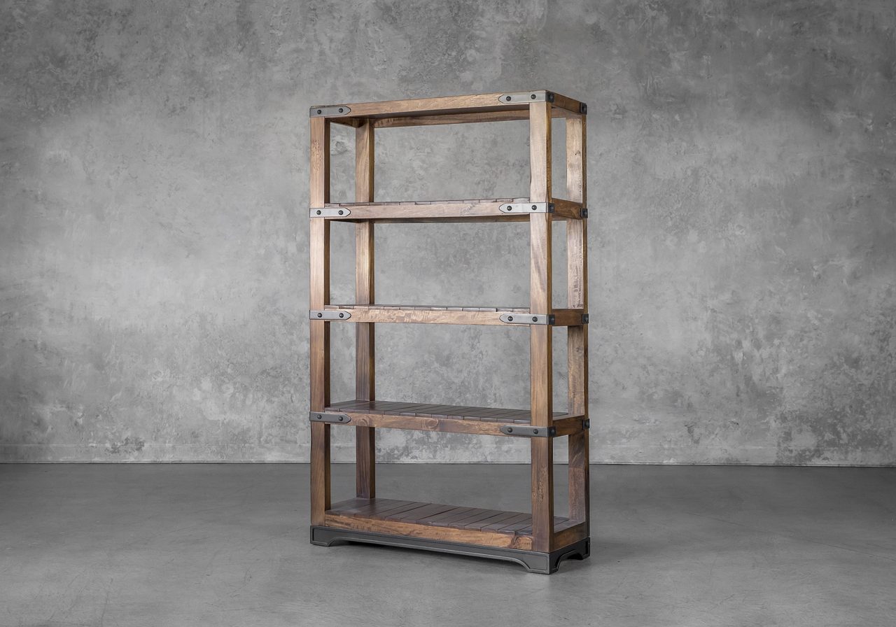 Parota Bookcase Angle