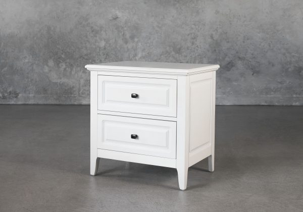 Jesse Nightstand in White, Angle