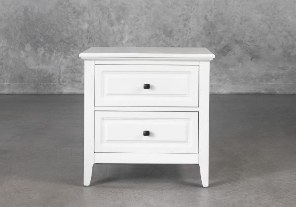 Jesse Night Stand in White, Front